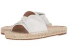 L.k. Bennett Alena (ivory Nappa Leather) Women's Slide Shoes