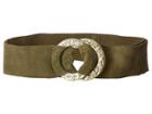 Leatherock Alexis Belt (olive) Women's Belts