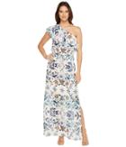 Lucky Brand Skylar Floral Maxi Dress (natural Multi) Women's Dress