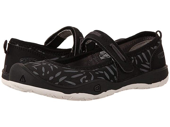 Keen Kids Moxie Mary Jane (little Kid/big Kid) (black/vapor) Girl's Shoes
