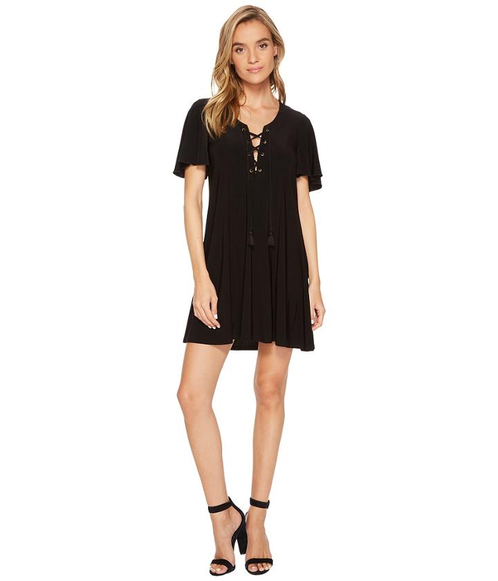 Show Me Your Mumu Matilda Mini Dress (black Spandy) Women's Dress