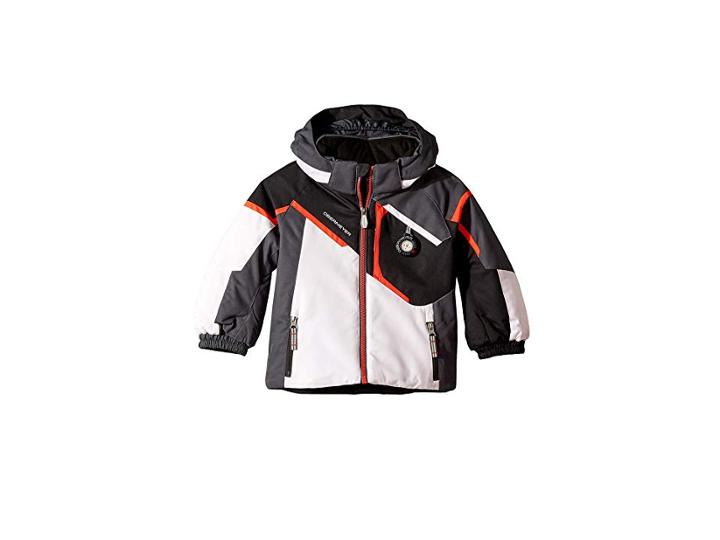 Obermeyer Kids Endeavor Jacket (toddler/little Kids/big Kids) (white) Boy's Coat