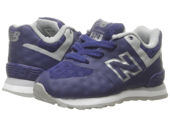 New Balance Kids 574 Breathe (infant/toddler) (blue/grey) Boys Shoes
