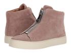 Frye Lena Zip High (dusty Rose Oiled Suede) Women's Lace Up Casual Shoes