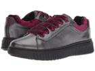 Geox Kids Disco Mix Girl 3 (little Kid/big Kid) (dark Grey) Girl's Shoes