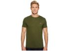 Lacoste Short Sleeve Pima Crew Neck Tee (boscage) Men's T Shirt