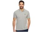 U.s. Polo Assn. Solid Cotton Pique Polo With Small Pony (heather Grey) Men's Short Sleeve Knit