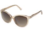 Guess Gf6067 (shiny Light Brown/gradient Brown) Fashion Sunglasses