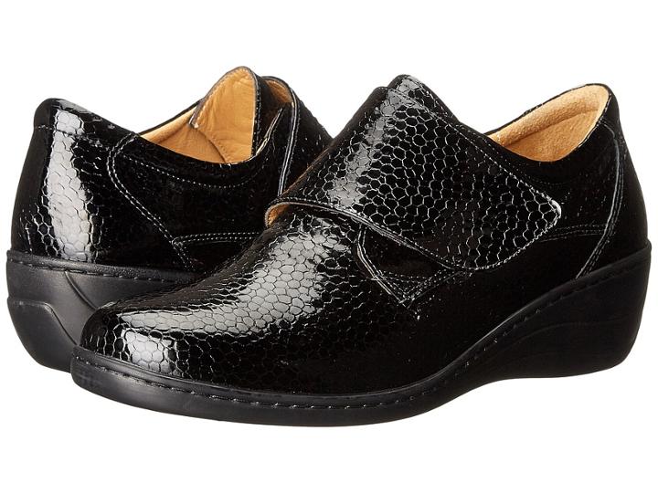 Spring Step Corvo (black Patent) Women's Clog Shoes