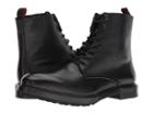 Boss Hugo Boss Defend Buffalo Leather Zip Boot By Hugo (black) Men's Shoes