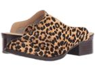 Sbicca Damsel (black/leopard) Women's Clog/mule Shoes
