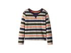 Joules Kids Breton Striped T-shirt (toddler/little Kids) (grey Marl Multi Stripe) Boy's Clothing