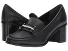 Lauren Ralph Lauren Dalena (black Signature Burn Calf) Women's 1-2 Inch Heel Shoes