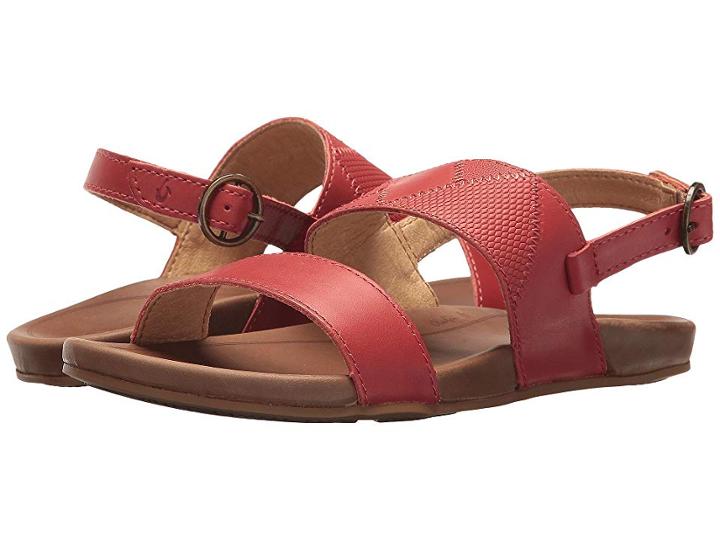 Olukai Hi'ona Pa'i (paprika/tan) Women's Sandals