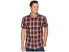 Prana Ecto Short Sleeve Shirt (black Cherry) Men's Short Sleeve Button Up