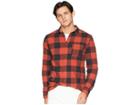 Quiksilver Motherfly Flannel (barn Red) Men's Clothing