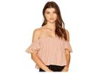 Astr The Label Amara Top (mauve) Women's Clothing