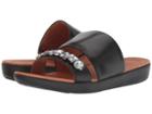 Fitflop Deltatm Bejewelled Slide (black) Women's Slide Shoes