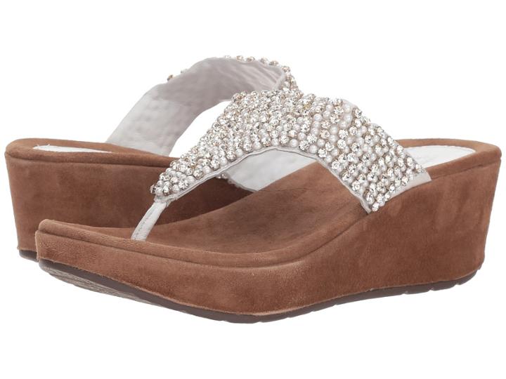 Volatile Affection (white) Women's Wedge Shoes
