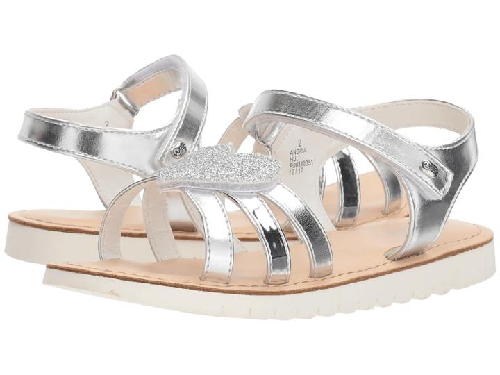 Naturino Express Andria (toddler/little Kid) (silver) Girls Shoes