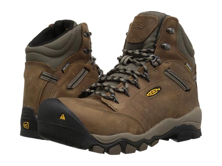 Keen Utility Canby At Waterproof (shitake/brindle) Women's Work Pull-on Boots