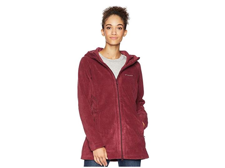 Columbia Benton Springstm Ii Long Hoodie (rich Wine) Women's Coat