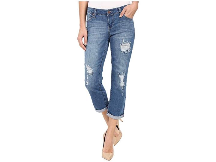 Liverpool Corey Cropped Boyfriend Jeans In Melbourne Light Blue (melbourne Light Blue) Women's Jeans