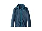 The North Face Kids Tech Glacier Full Zip Hoodie (little Kids/big Kids) (blue Wing Teal Heather/blue Curacao (prior Season)) Girl's Sweatshirt