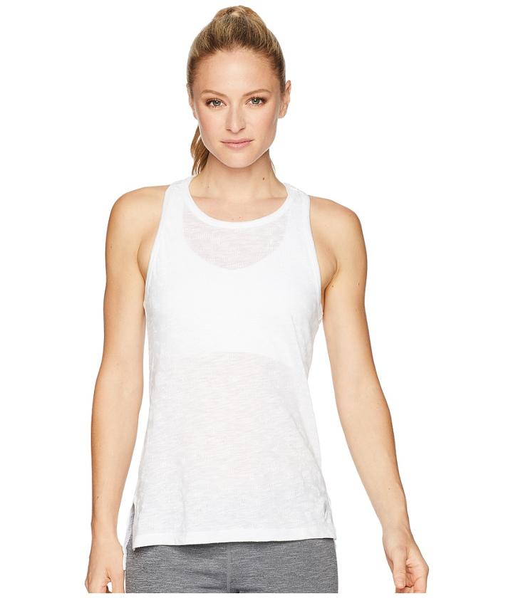 Asics Legends Racerback Tank Top (brilliant White) Women's Sleeveless