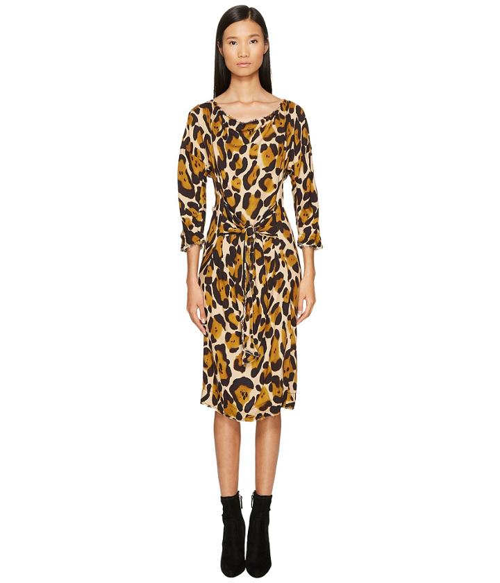 Vivienne Westwood Marilyn Cheetah Dress (beige) Women's Dress