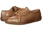 Superga 2750 Glitterpatentw (rose Gold) Women's Lace Up Casual Shoes