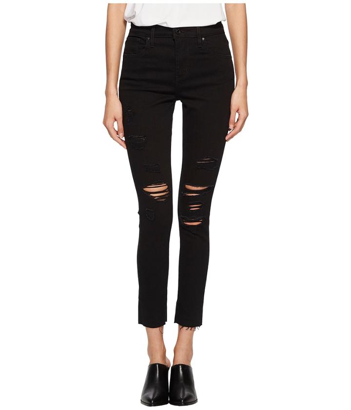 Levi's(r) Premium Premium 721 High-rise Skinny (atomic Black) Women's Jeans