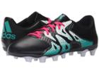 Adidas X 15.4 Fxg (black/shock Mint/white) Men's Soccer Shoes
