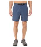 Mountain Khakis Latitude Belted Short (blue Work) Men's Shorts