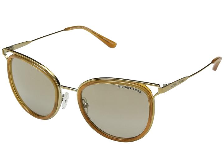 Michael Kors Havana 0mk1025 52mm (honey/bronze Gradient Mirror) Fashion Sunglasses