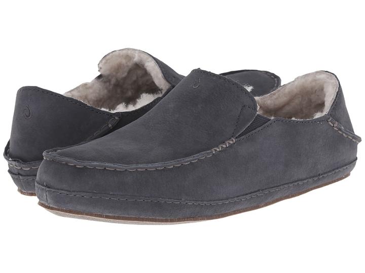Olukai Nohea Slipper (dark Shadow/dark Shadow) Women's Slippers