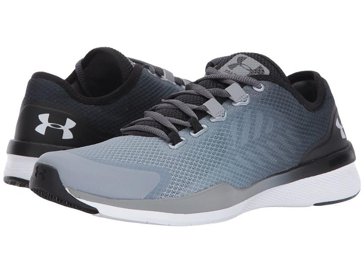 Under Armour Ua Charged Push Tr Segmented Color (rhino Gray/steel/metallic Silver) Women's Cross Training Shoes