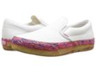 Vans Kids Classic Donut Slip-on Platform (little Kid/big Kid) ((donut) True White) Girls Shoes