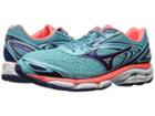 Mizuno Wave Inspire 13 (blue Radiance/blueprint/fiery Coral) Women's Running Shoes