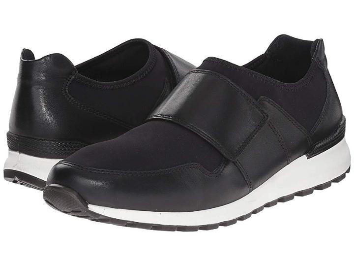Ecco Cs14 Strap (black/black) Women's Hook And Loop Shoes
