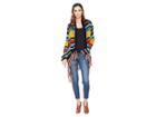 Rock And Roll Cowgirl Long Sleeve Cardigan 46-7449 (multi) Women's Sweater