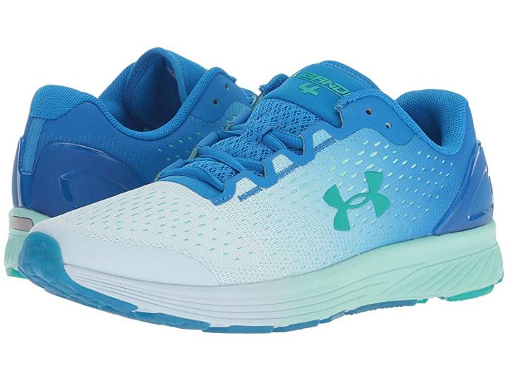 Under Armour Kids Ua Ggs Charged Bandit 4 (big Kid) (blue Circuit/halogen Blue/green Malachite) Girls Shoes
