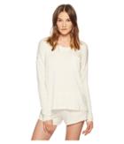 Maison Du Soir Edith Long Sleeve Top (pearl) Women's Long Sleeve Pullover
