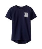 Superism Asher Short Sleeve Print Tee (toddler/little Kids/big Kids) (navy) Boy's T Shirt