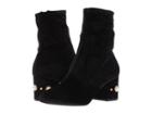 Ivanka Trump Previ (black Multi Fabric/by Stretch Velvet) Women's Boots