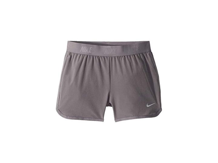 Nike Kids Tournament Shorts (little Kids/big Kids) (gunsmoke/gunsmoke/flint Sliver) Girl's Shorts