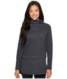 Lole Sadah Tunic (black Heather) Women's Sweater