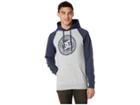 Dc Circle Star Pullover Raglan (black Iris/grey Heather) Men's Clothing