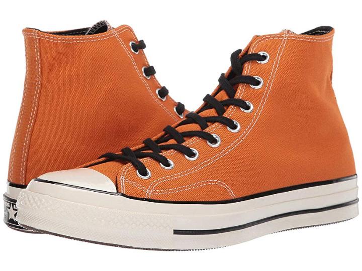 Converse Chuck Taylor(r) All Star(r) '70 Vintage Canvas Hi (monarch/black/egret) Lace Up Casual Shoes