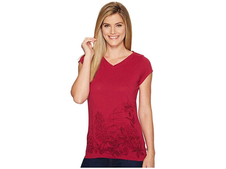 Fjallraven Meadow Tee (plum) Women's T Shirt